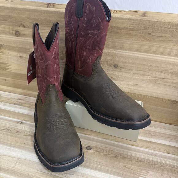 Wolverine Work Boots/Slip Resistant/Steel Toe/Men’s Size 11.5M main image 8